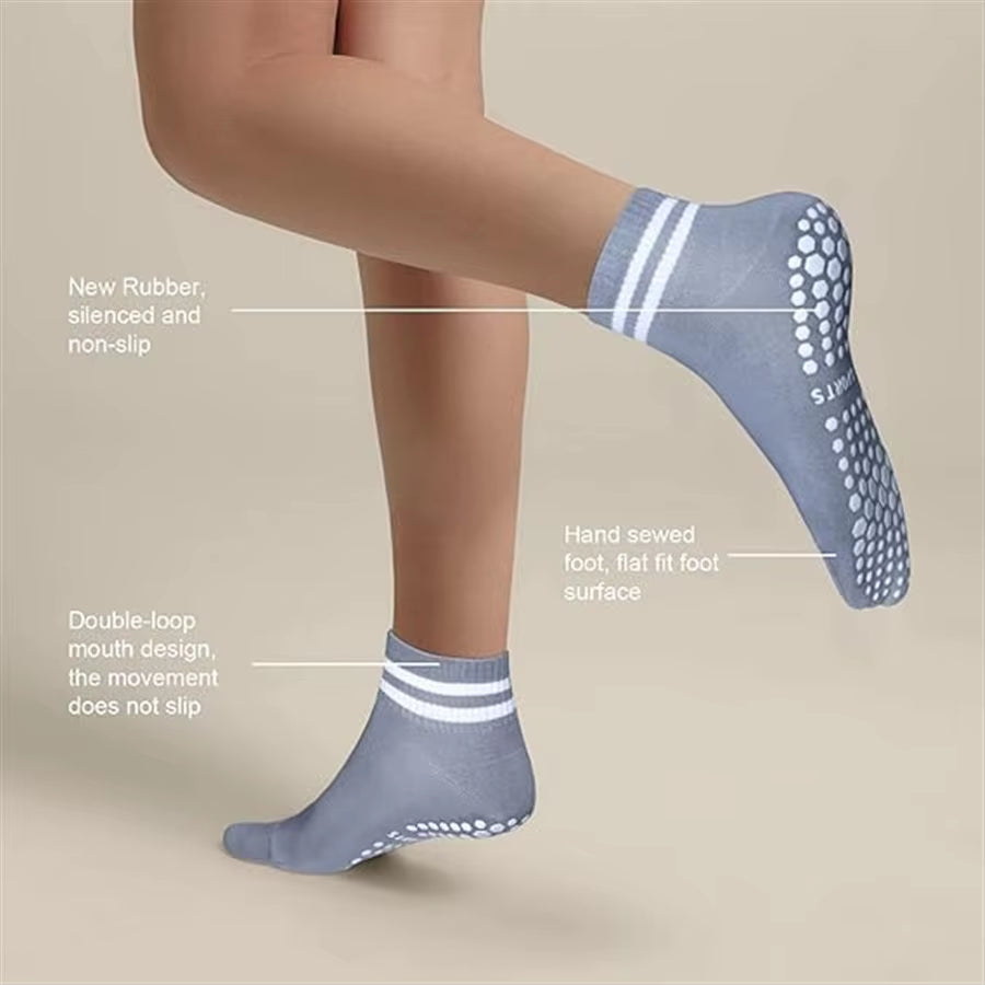 Step Up Your Workout with Our Non-Slip Grip Socks for Women - Perfect for Pilates, Yoga, and Dance!