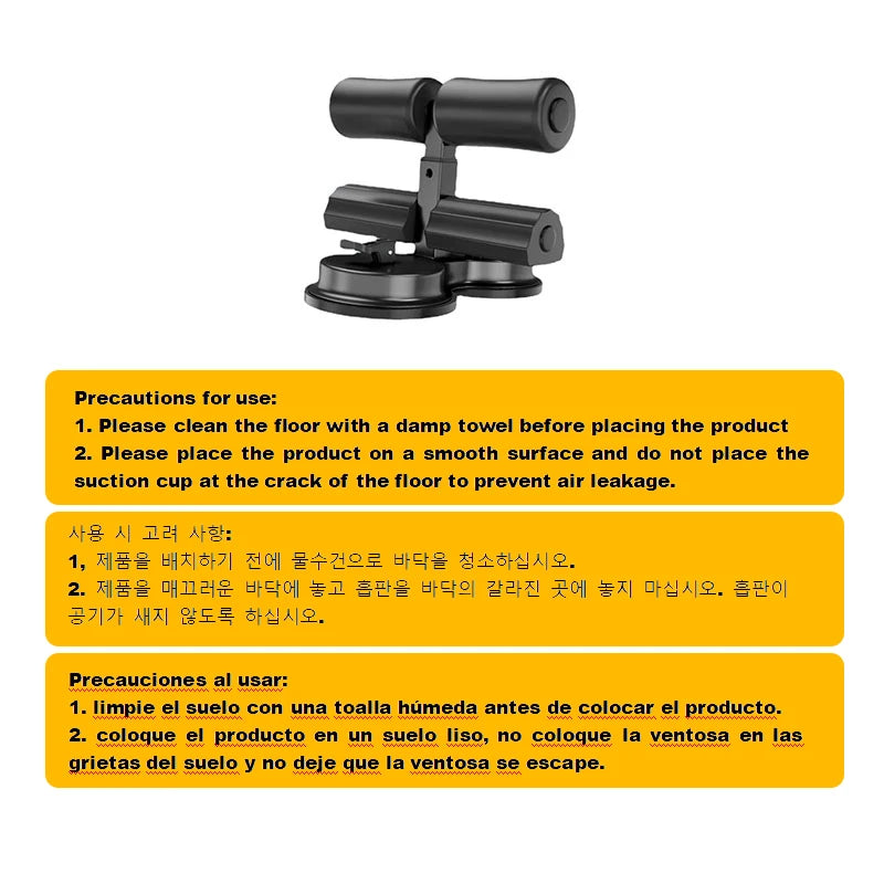 Transform Your Home Workouts with the Portable Gym Sit-Up Bar - Perfect for Strengthening Abs, Arms, and Legs!